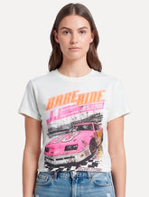Camiseta John John Feminina Speedy Queen Babe Ride Off White