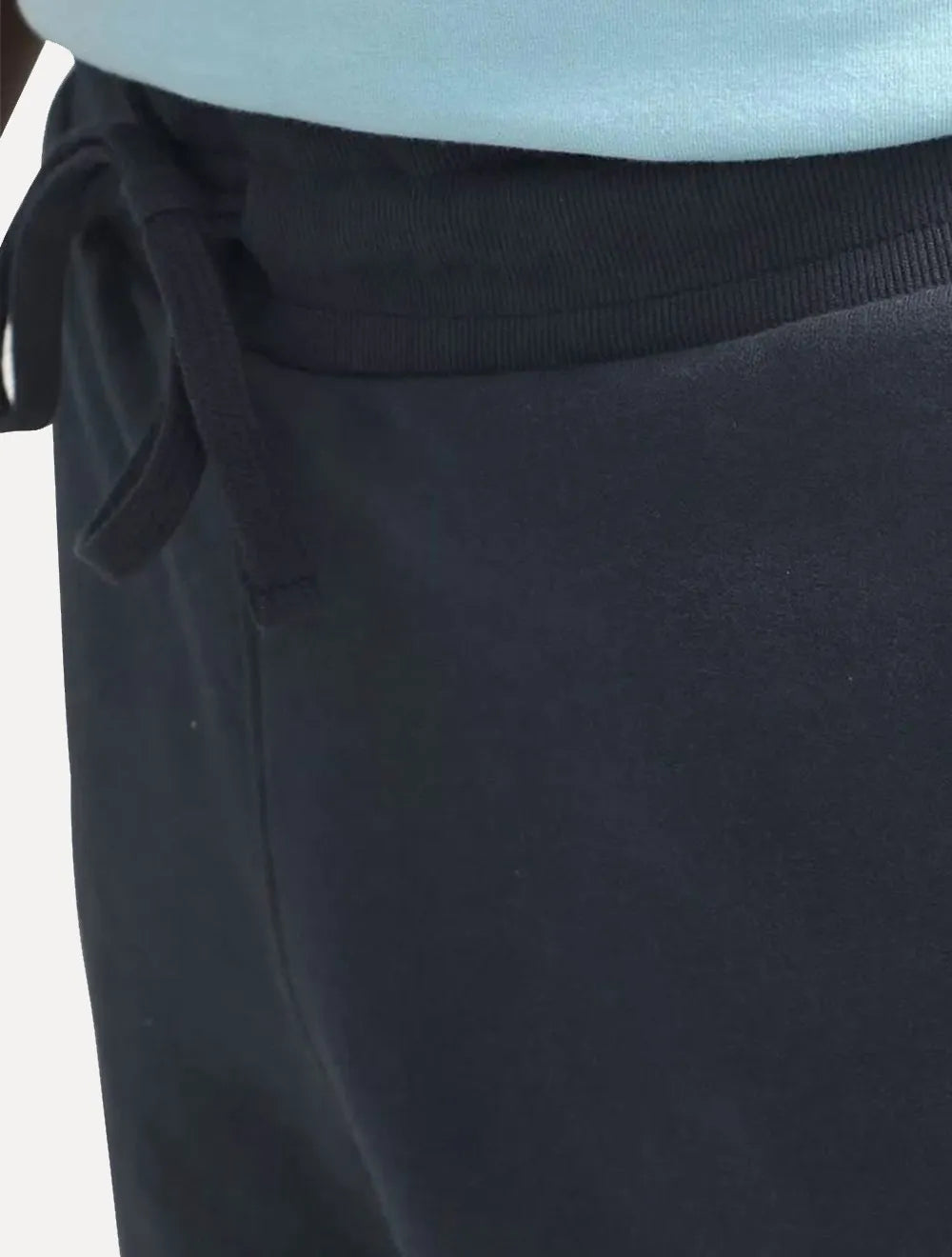 Bermuda Calvin Klein Masculina Moletom Lateral Big New Logo Azul Marinho