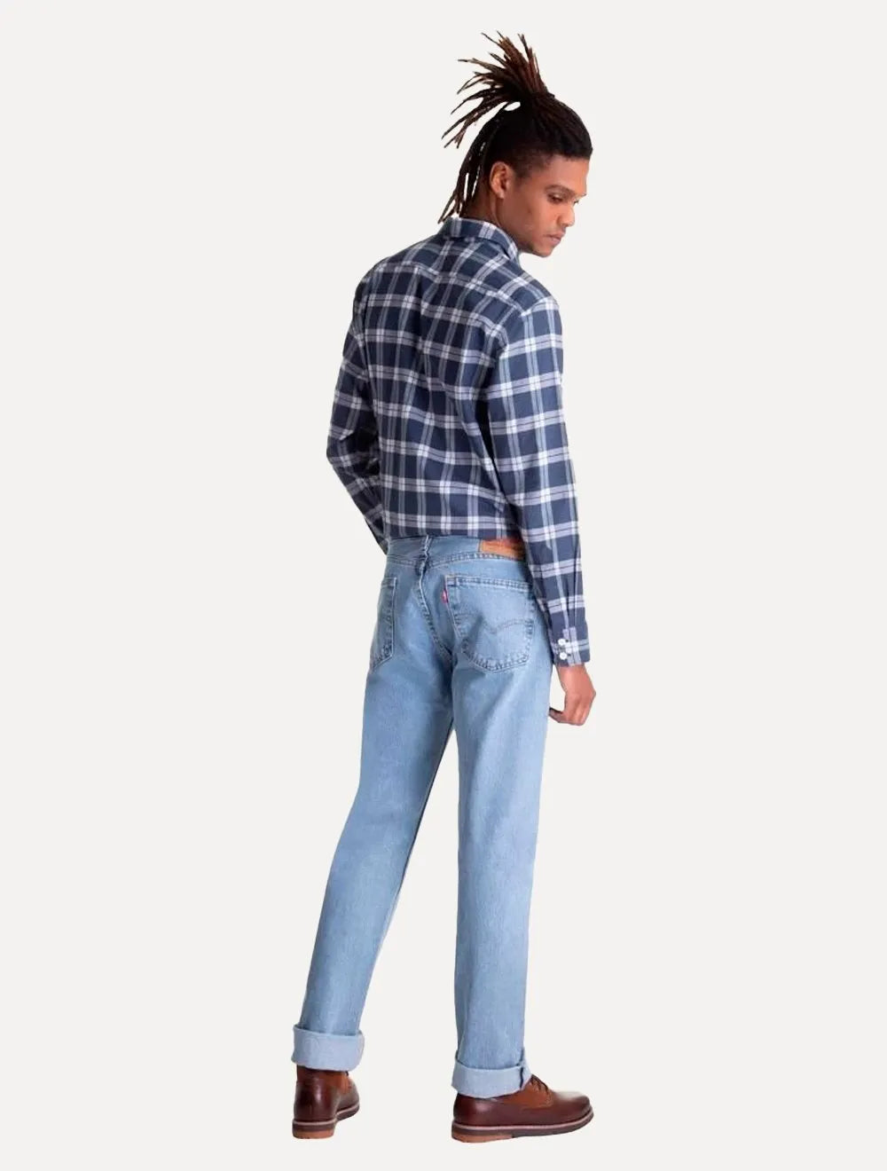 Calça Jeans Levis 505 Regular Light Wash Clara