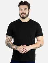 Camiseta Calvin Klein Masculina Malhão Com Punhos Preta