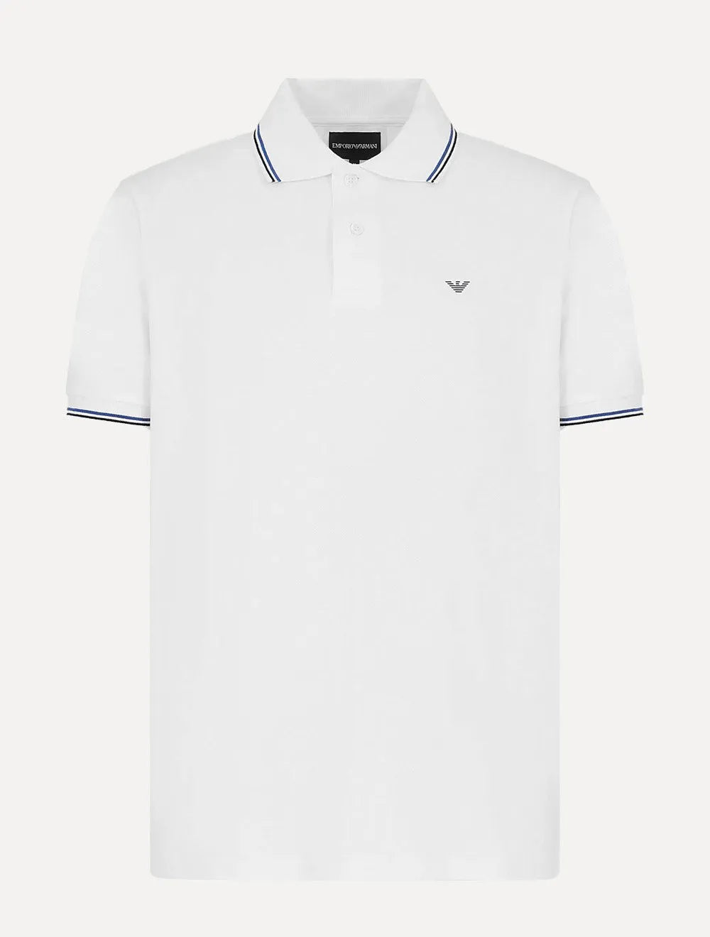 Polo Empório Armani Masculina Essential Friso Branca