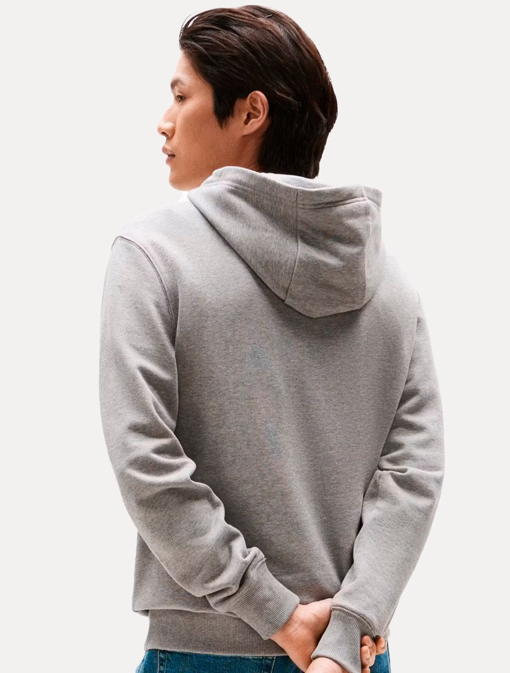 Moletom Tommy Hilfiger Masculino Essential Terry Hoody Cinza Mescla