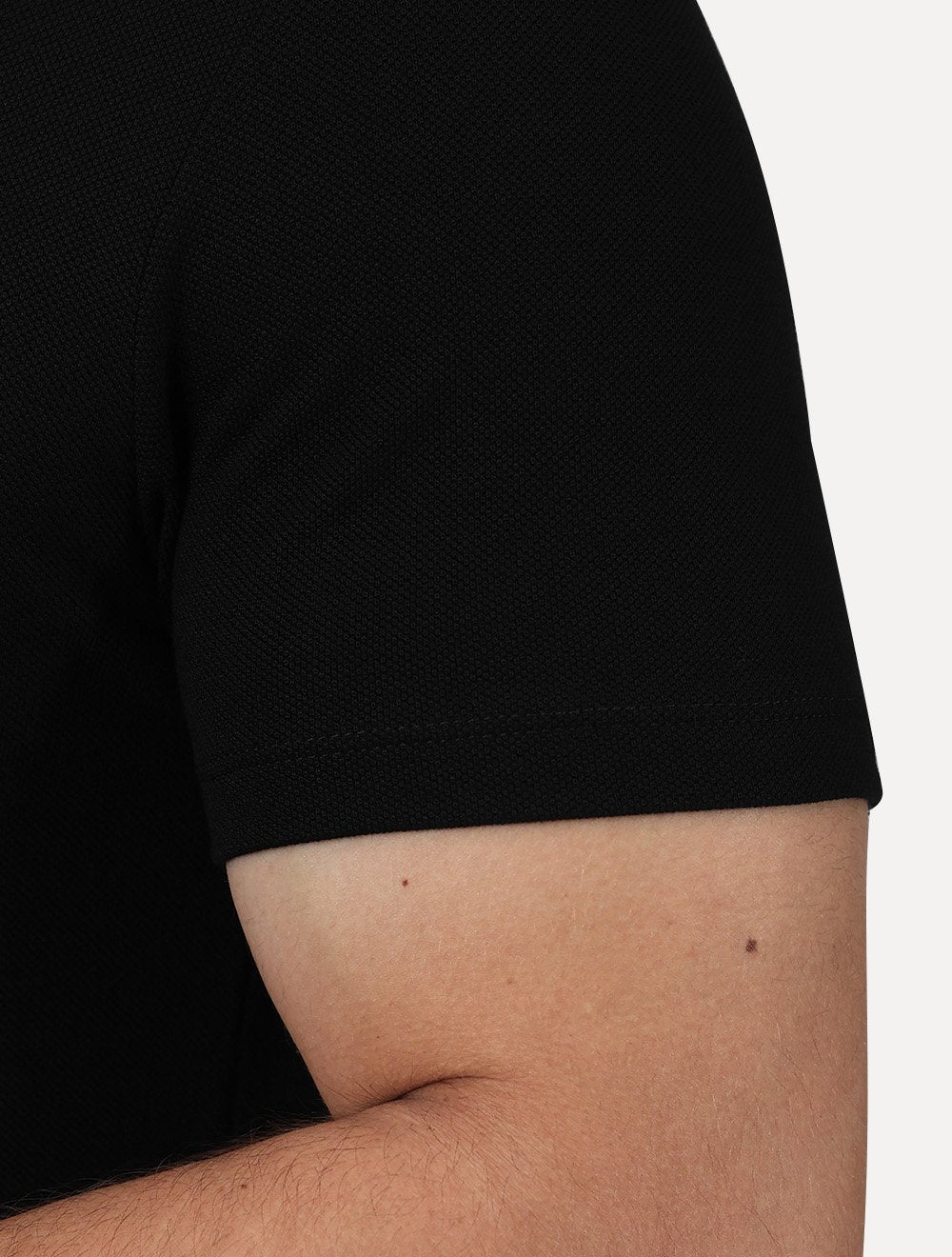 Camiseta Ellus Masculina Viscose Piquet Classic Signature Preta