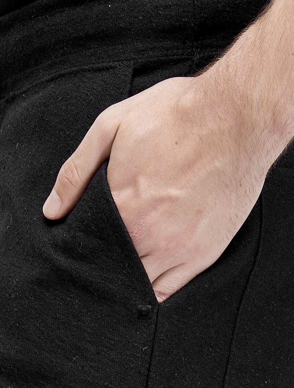 Bermuda Osklen Masculina Moletom Rustic E-Basics Preta