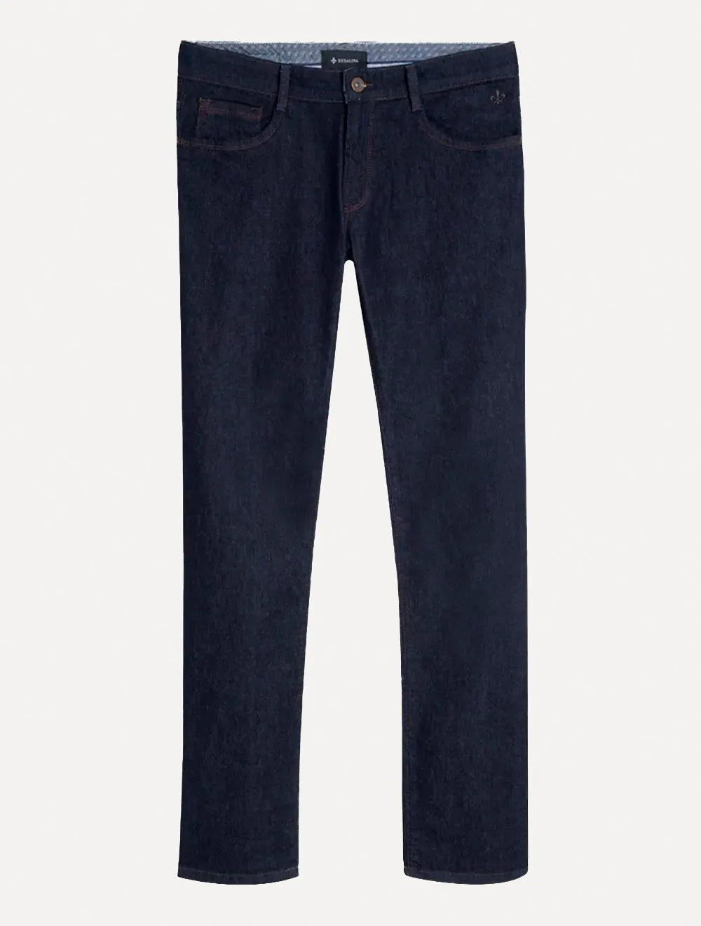 Calça Dudalina Jeans Regular Concept Five Pockets Escura