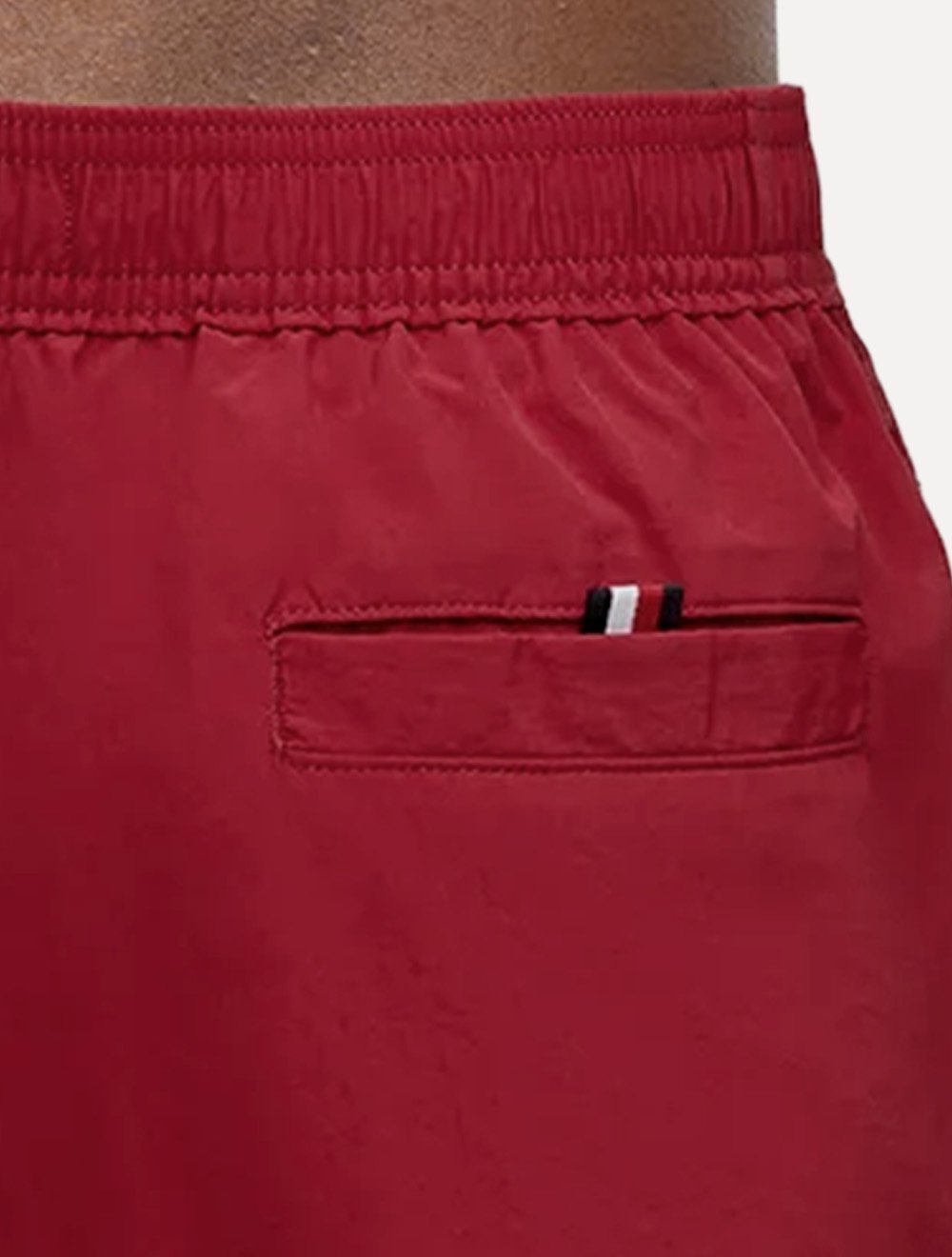 Short Tommy Hilfiger Medium Drawstring Colourblock Vermelho Escuro