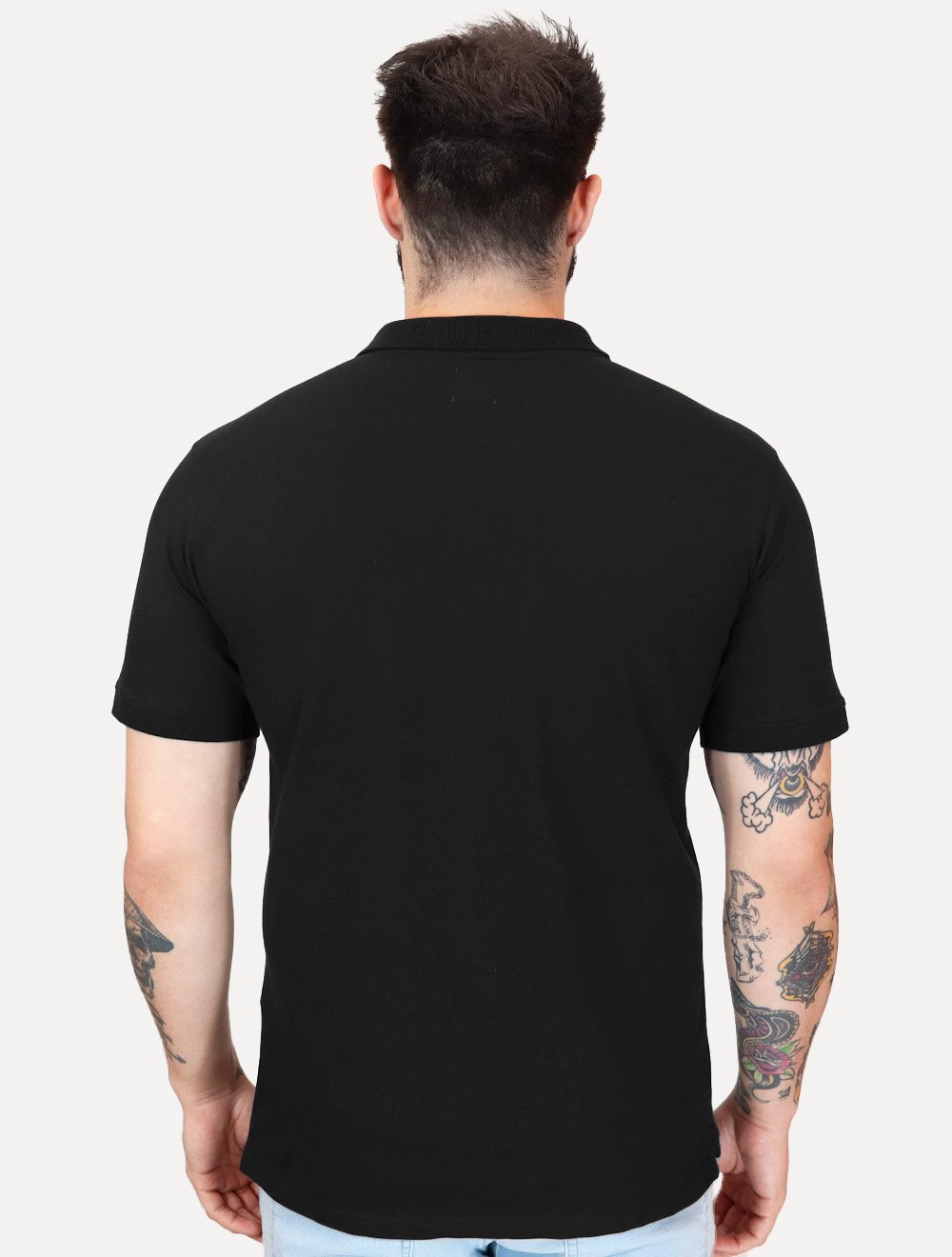 Polo Levis Masculina Housemark New Logo Flag Preta