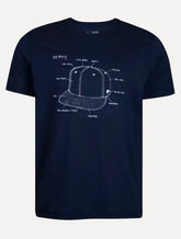 Camiseta New Era Masculina All Building Cap Azul Marinho