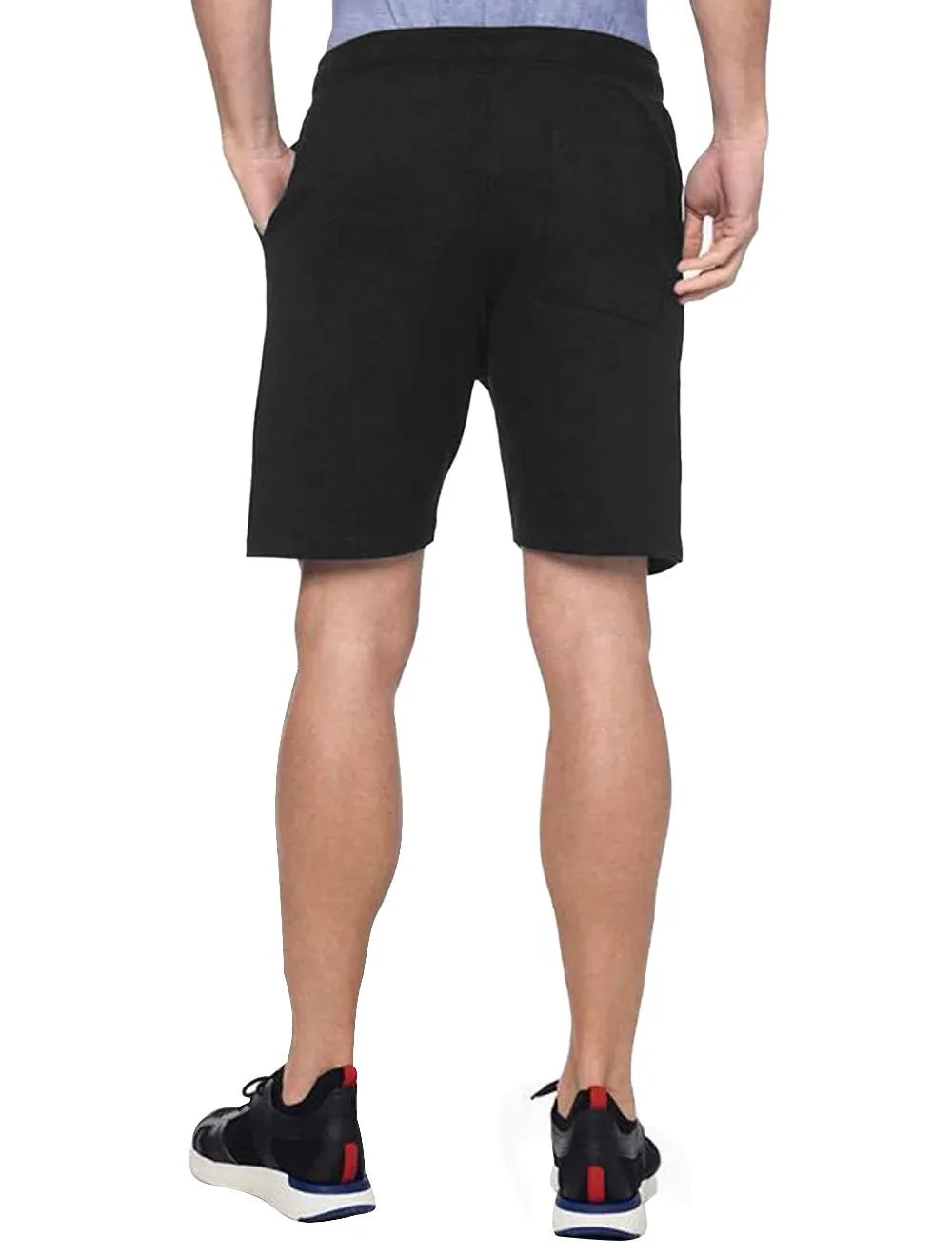Bermuda Calvin Klein Jeans Moletom Masculina Dark RE Issue Preta