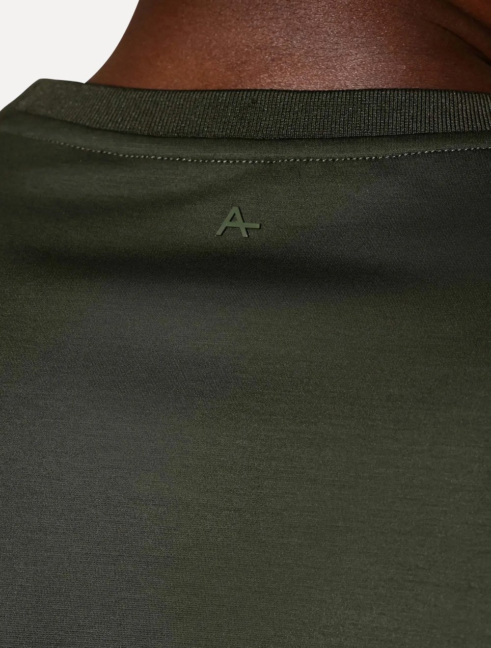 Camiseta Aramis Masculina Mercerizedo Interlock Verde Escuro
