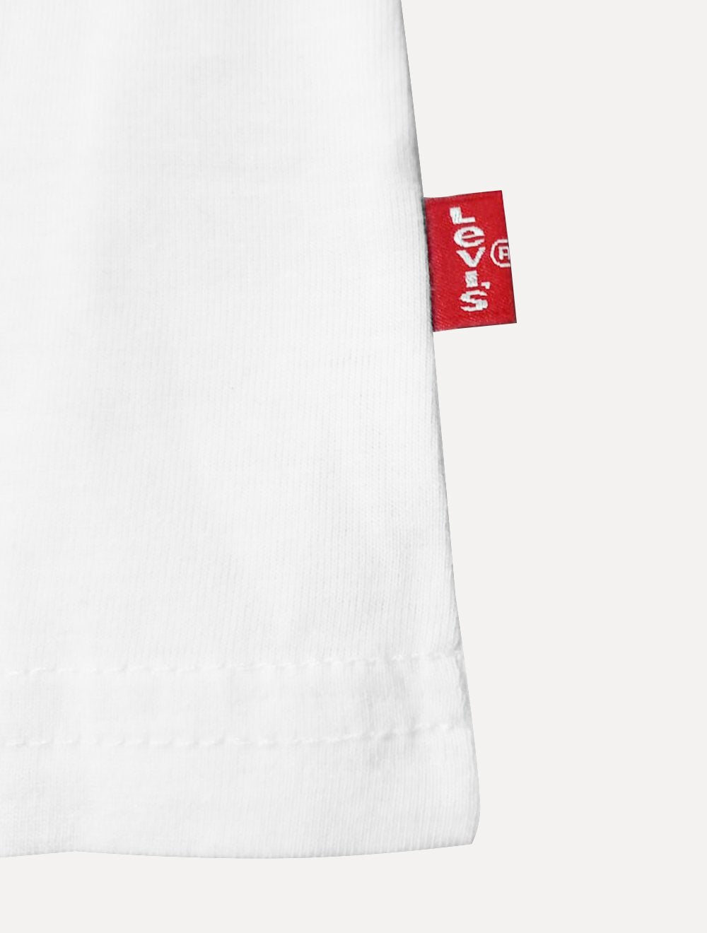Camiseta Levis Masculina Red Tab Script Branca
