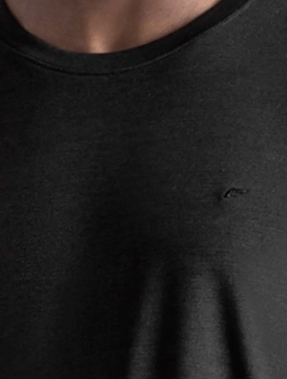 Camiseta Ellus Masculina Cotton Fine Rocket Preta