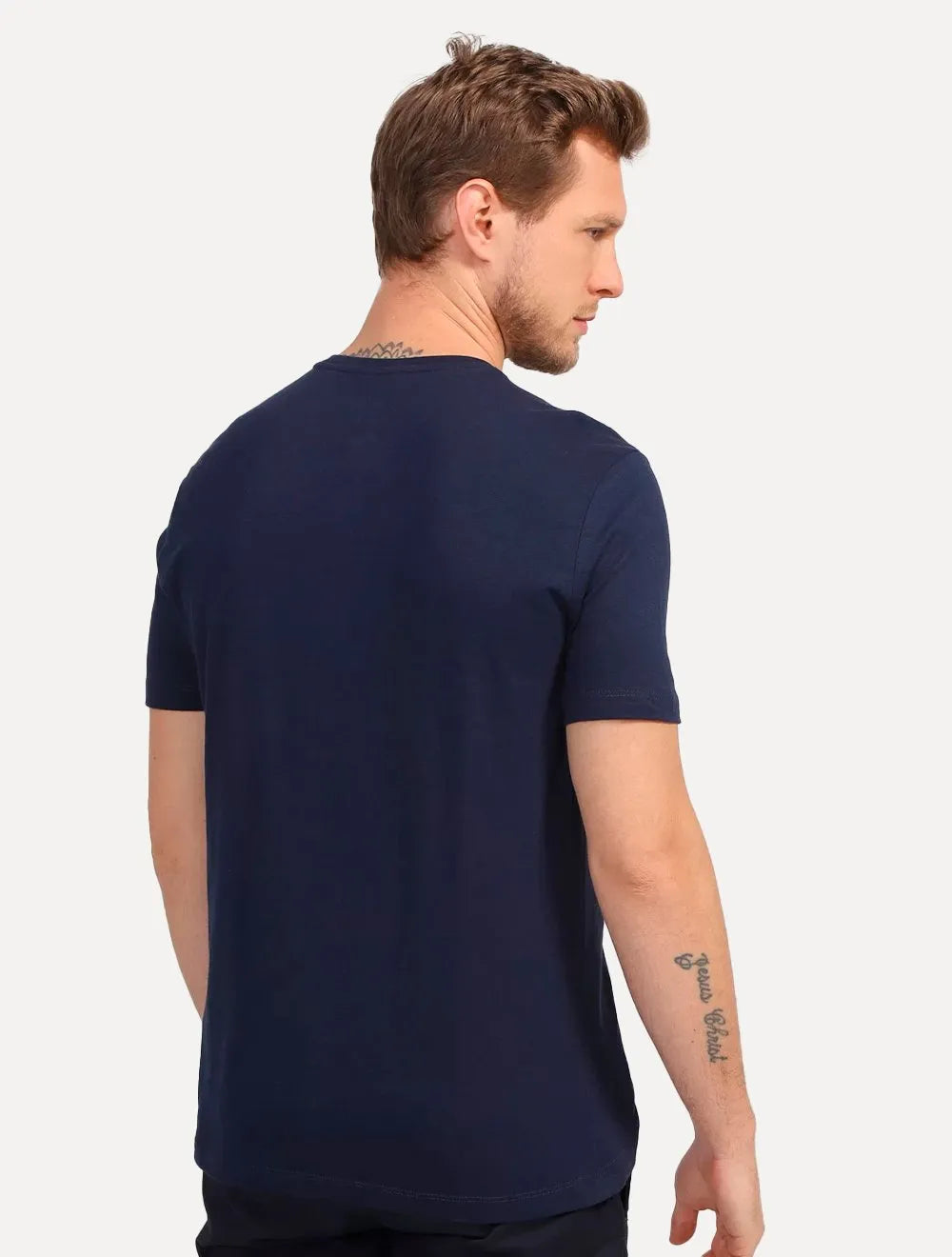 Camiseta Calvin Klein Jeans Masculina Sustainable Summer Essence Azul Marinho
