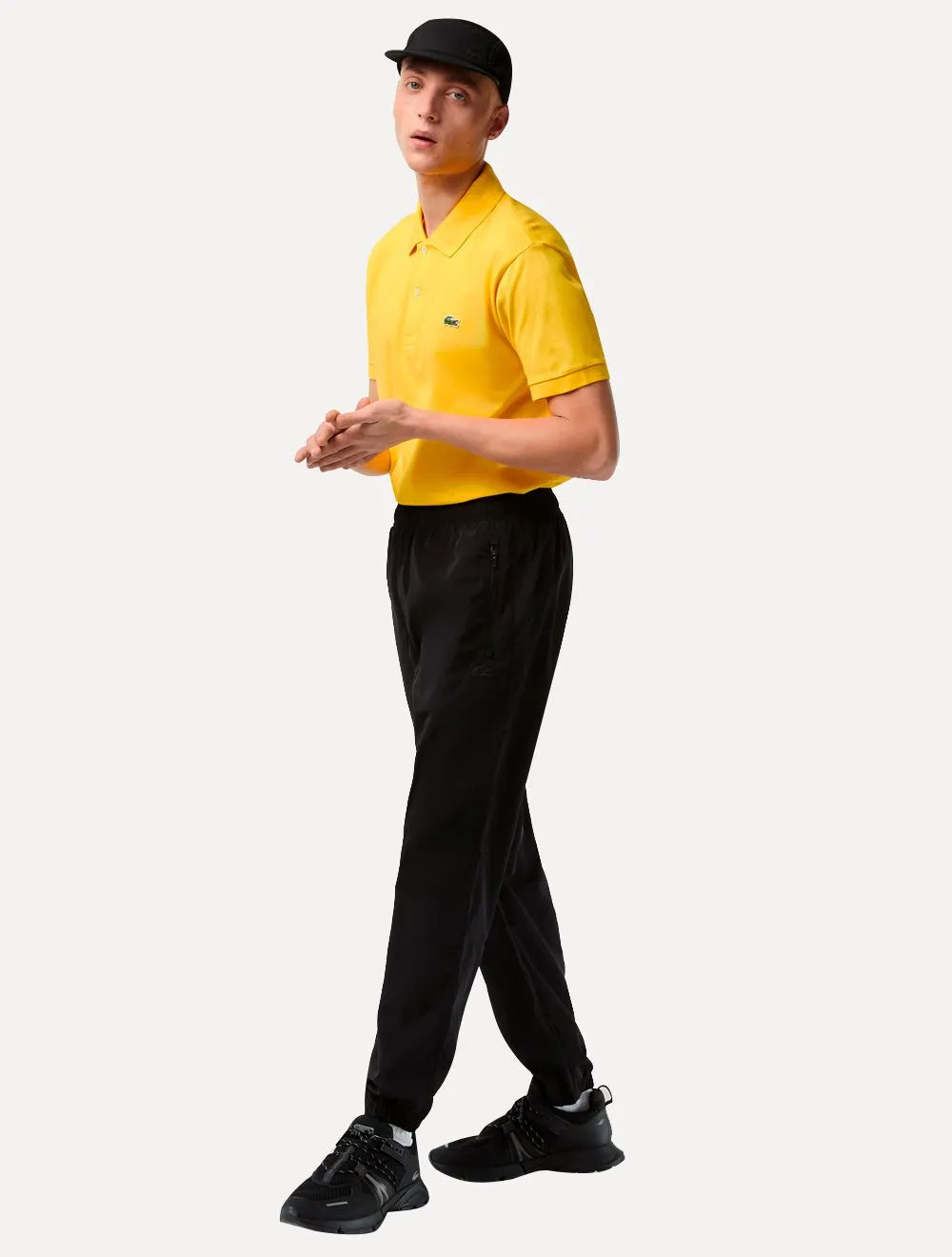 Polo Lacoste Masculina L.12.12 Amarela
