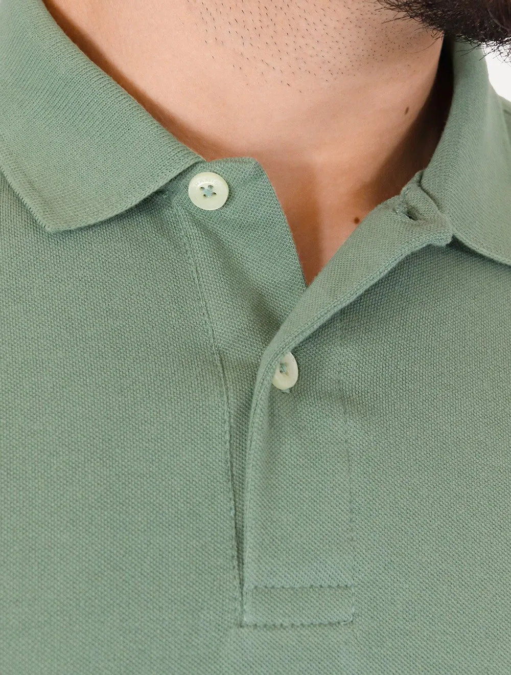 Polo Aramis Masculina Basic Piquet Mono Verde Menta