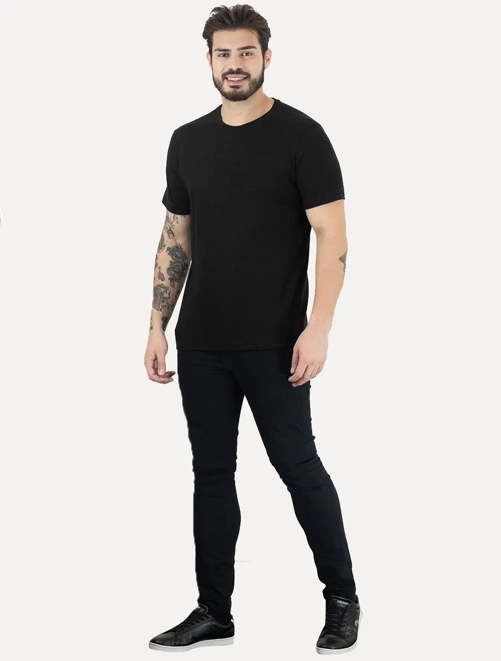 Camiseta Osklen Masculina Slim Light E-basics II Preta