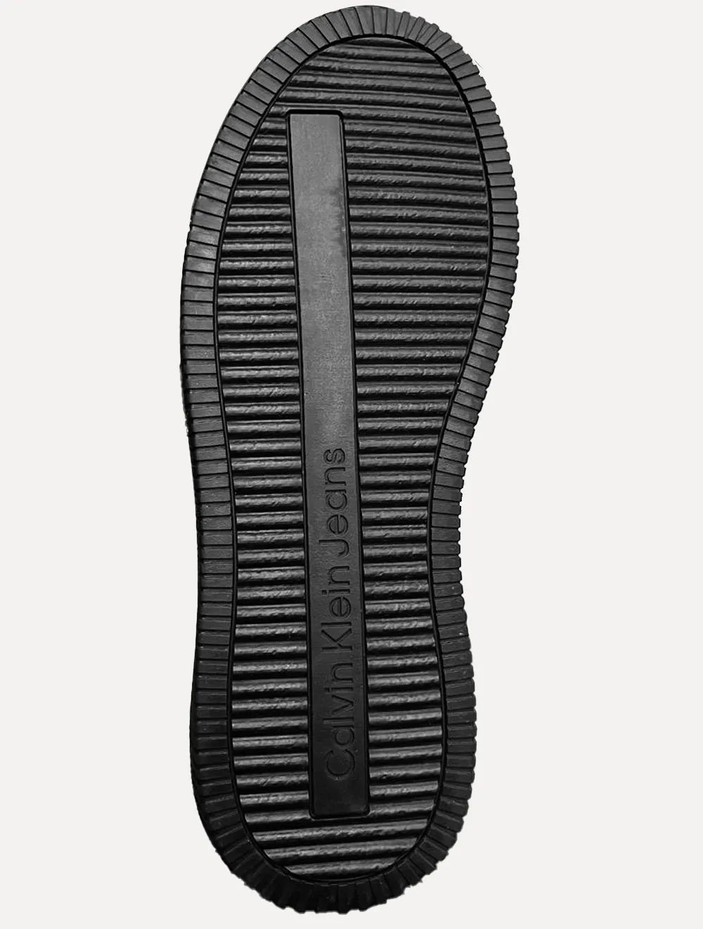 Tênis Calvin Klein Masculino Couro Chunky Unicolor Preto