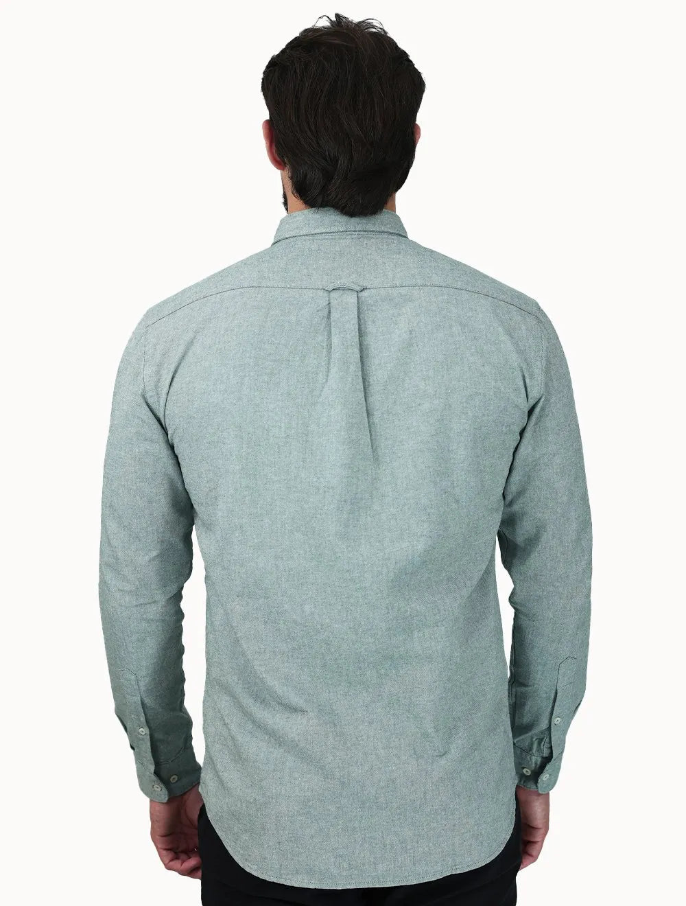 Camisa Aramis Masculina Slim Oxford Planalto Verde Claro