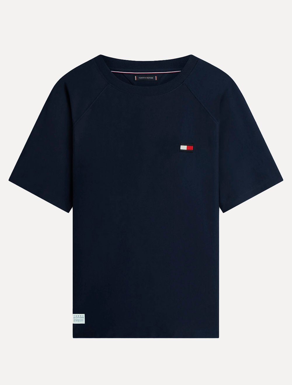 Camiseta Tommy Hilfiger Masculina Flag Relaxed Fit Azul Marinho