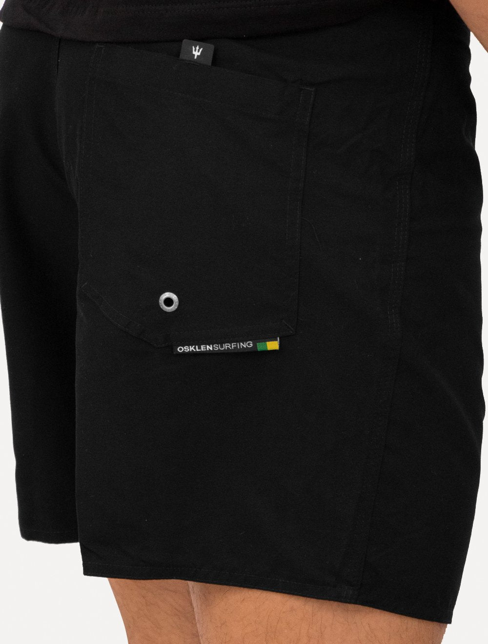 Bermuda Osklen Masculina D'Água Surf Vintage Patch Preta