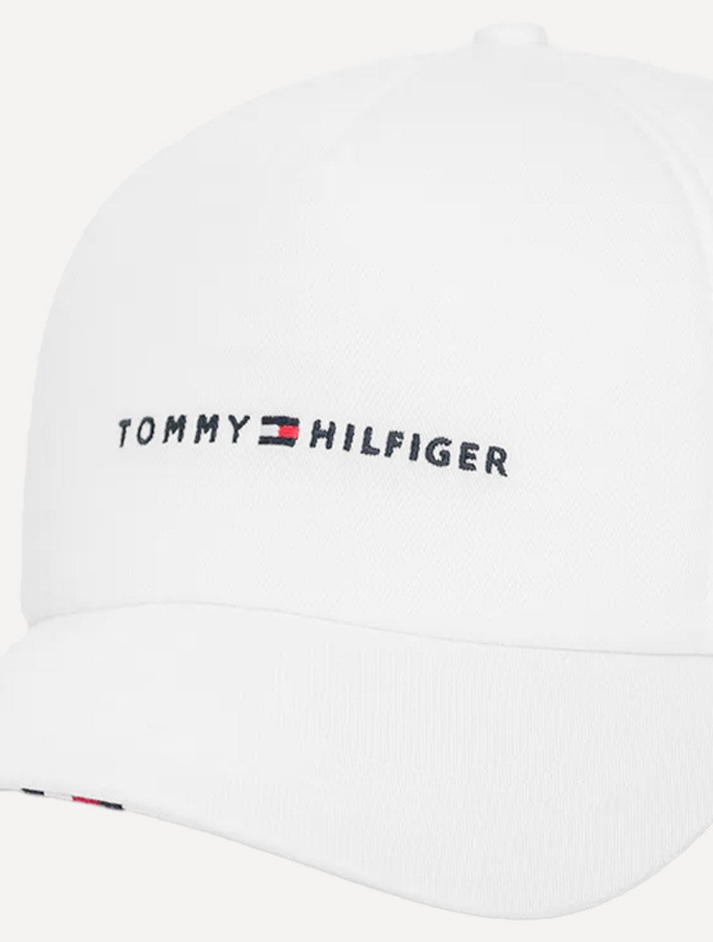 Boné Tommy Hilfiger Masculino Foundation 6 Panel Branco
