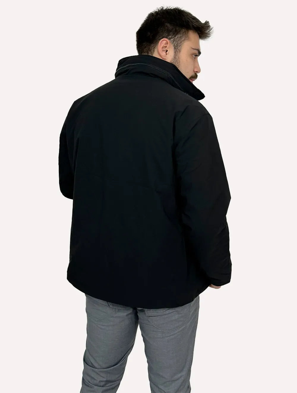 Jaqueta Ellus Masculina Nylon Paper W Hood Preta