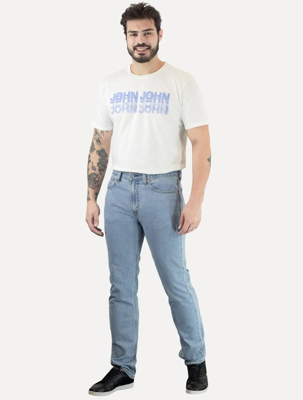 Calça Levis Jeans 505 Regular Medium Light Clara