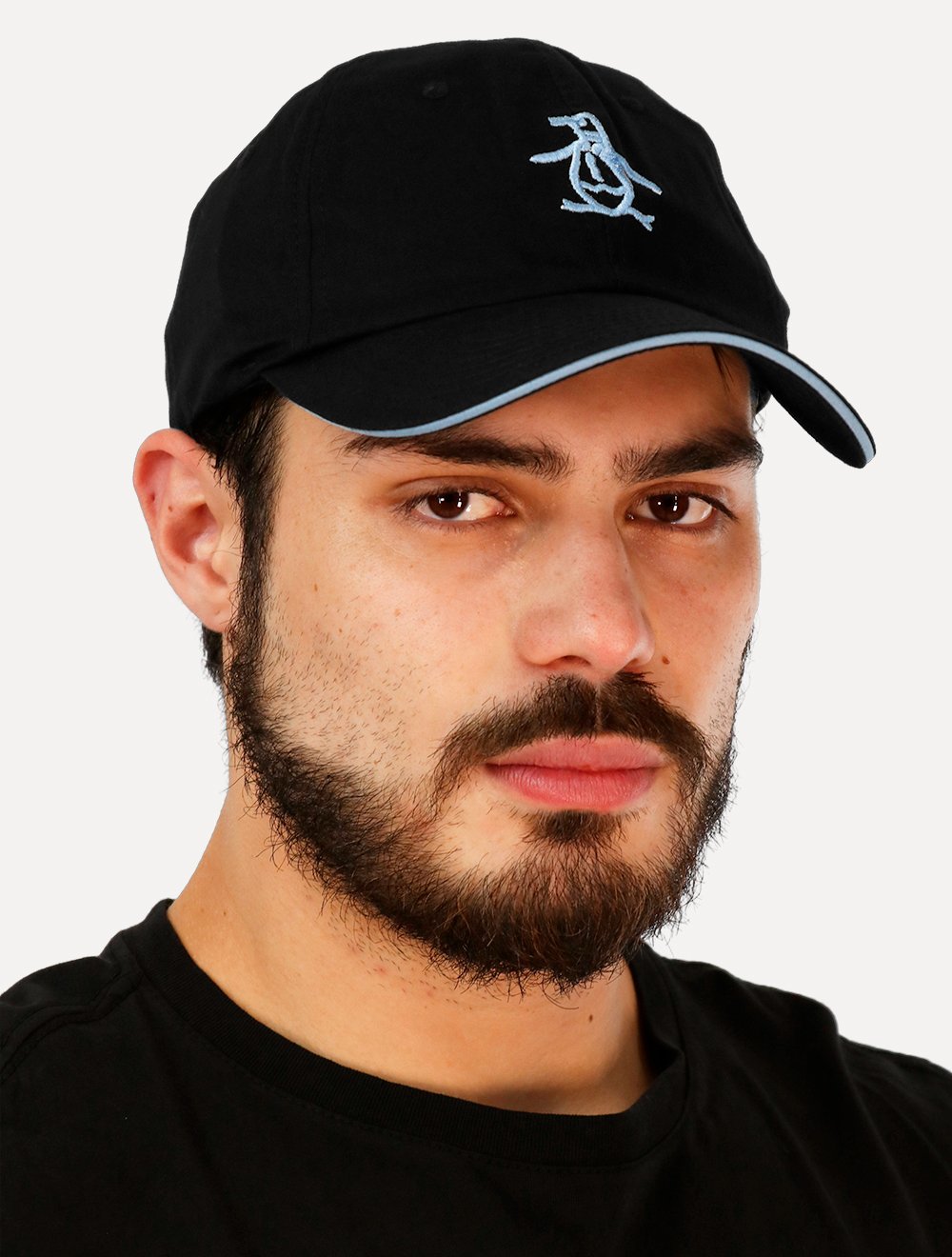 Boné Original Penguin Masculino Tradicional Bordado Preto