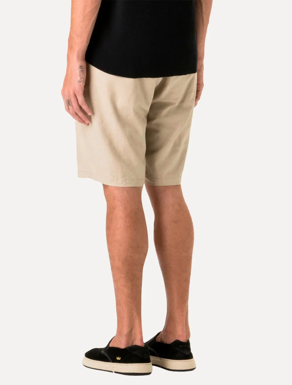 Bermuda Osklen Masculina Alfaiataria Basic Linen Areia Mescla