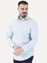 Camisa Tommy Hilfiger Masculina Regular Wrinkle Free Verde Claro