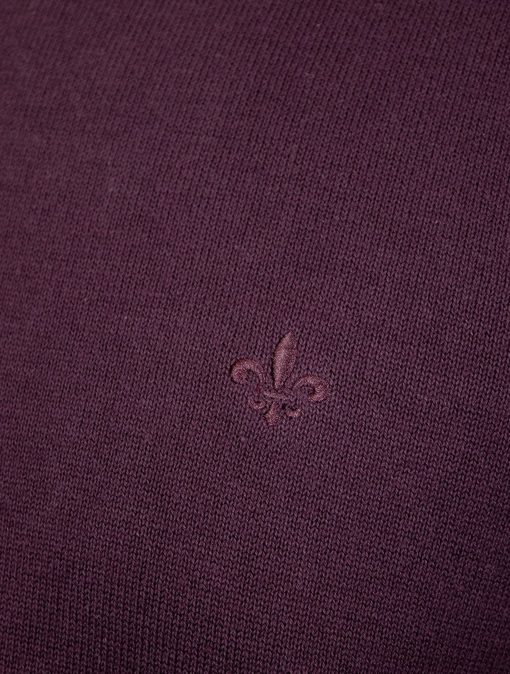 Suéter Dudalina Masculino Tricot V-Neck Básico Bordô