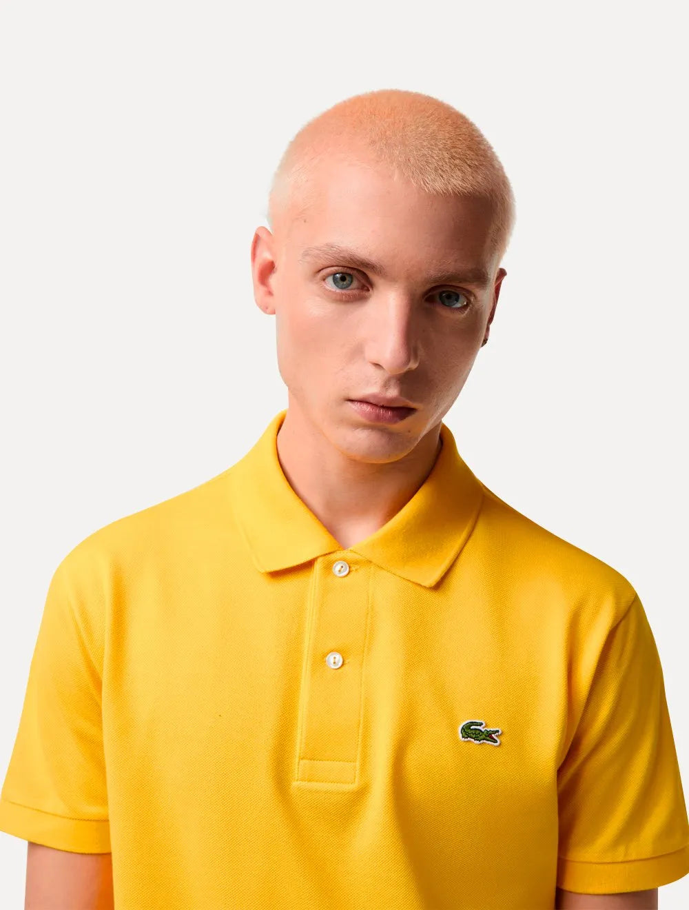 Polo Lacoste Masculina L.12.12 Amarela