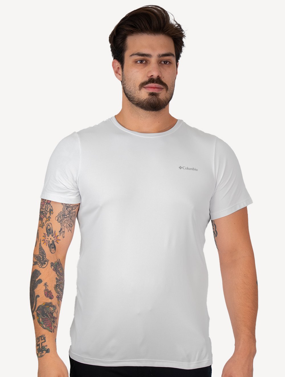 Camiseta Columbia Masculina Neblina Branca