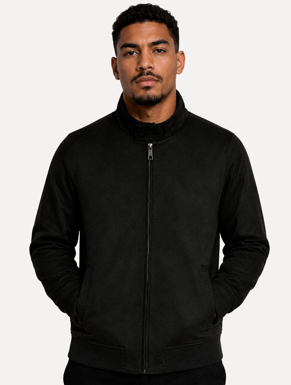 Jaqueta Ellus Masculina Suede Turtle Preta