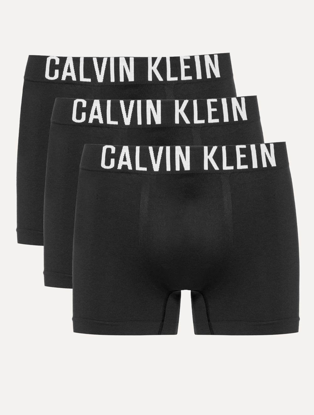 Cueca Calvin Klein Trunk Recycled Intense Power Preta Pack 3UN