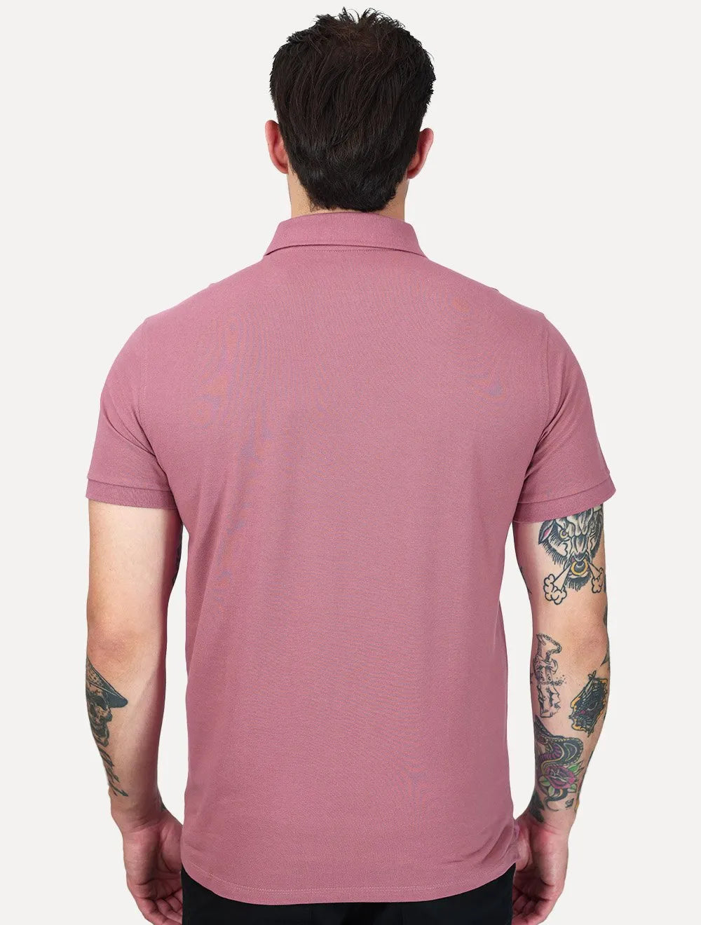 Polo Dudalina Piquet Essentials Basica Cotton Rosa Médio