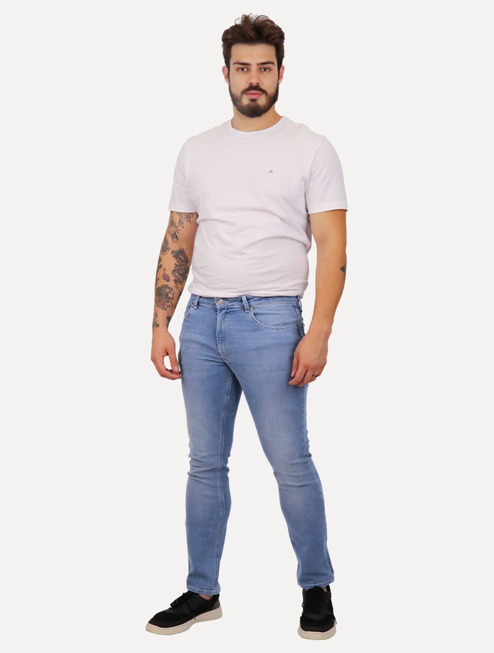 Calça Tommy Jeans Masculina Slim Scanton Washed Clara