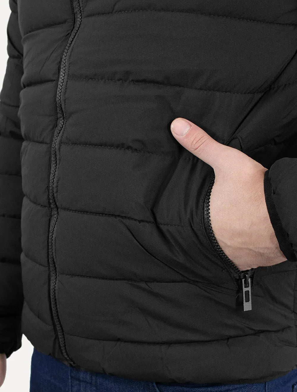 Jaqueta Masculina Dark Sherpa Bomber Preta