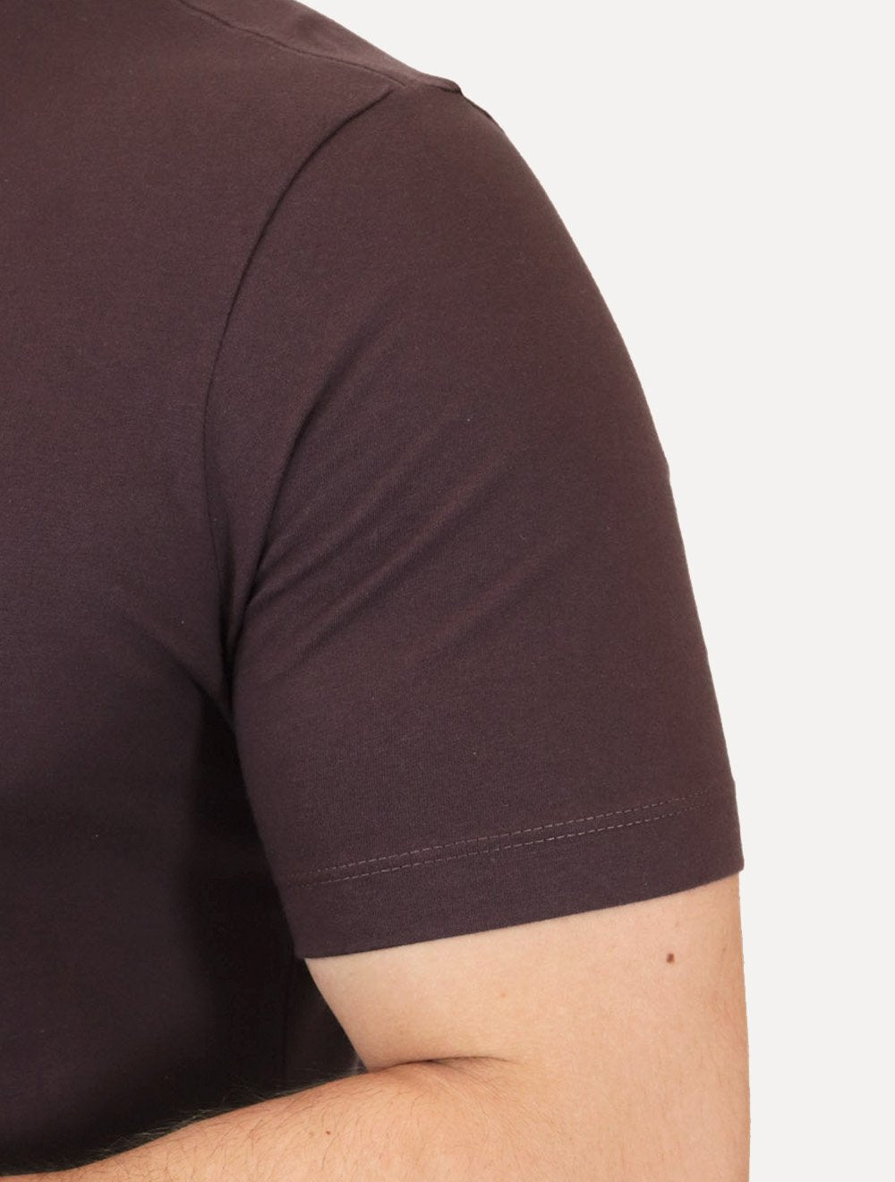 Camiseta Individual Masculina Comfort Logo Roxo