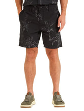 Bermuda Forum Masculina Sarja Dom Estampada Preta