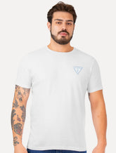 Camiseta Guess Masculina Los Angeles Tropical Branca