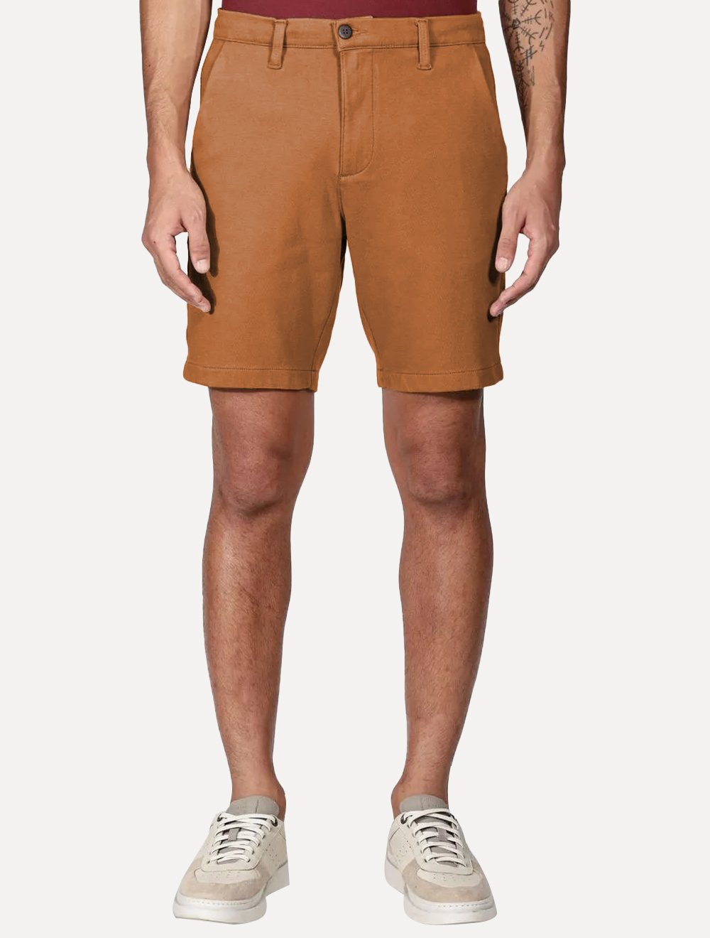 Bermuda Aramis Masculina Sarja Chino Color Caramelo