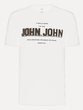 Camiseta John John Masculina Regular All Winter Branca