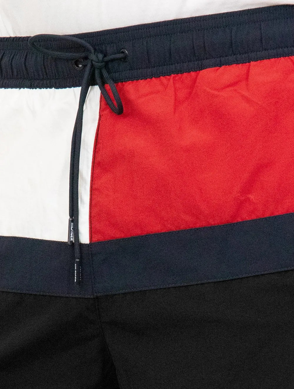 Short Tommy Hilfiger Long Drawstring Colourblock Sash Preto