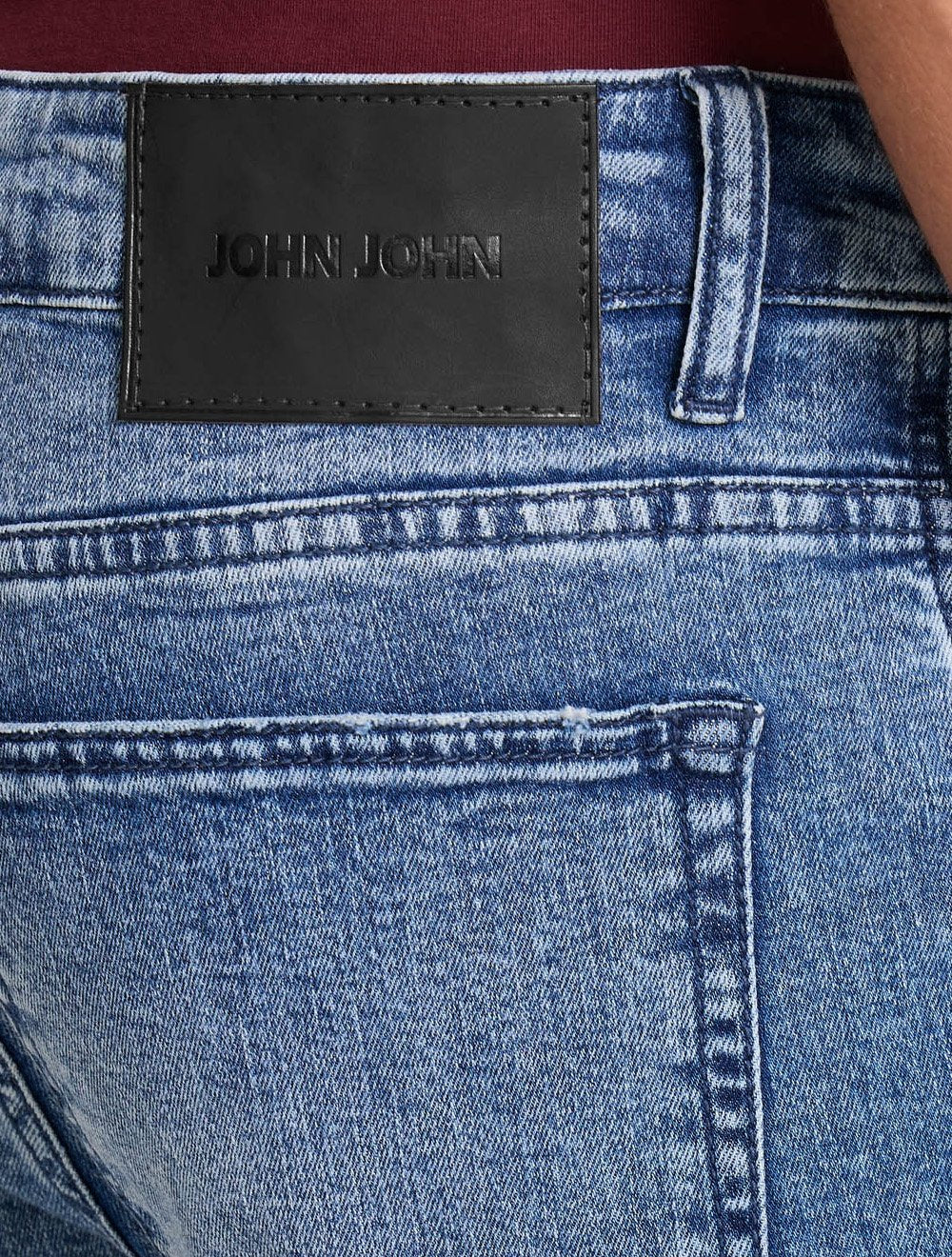 Calça John John Jeans Masculina Slim Lisboa Azul Claro
