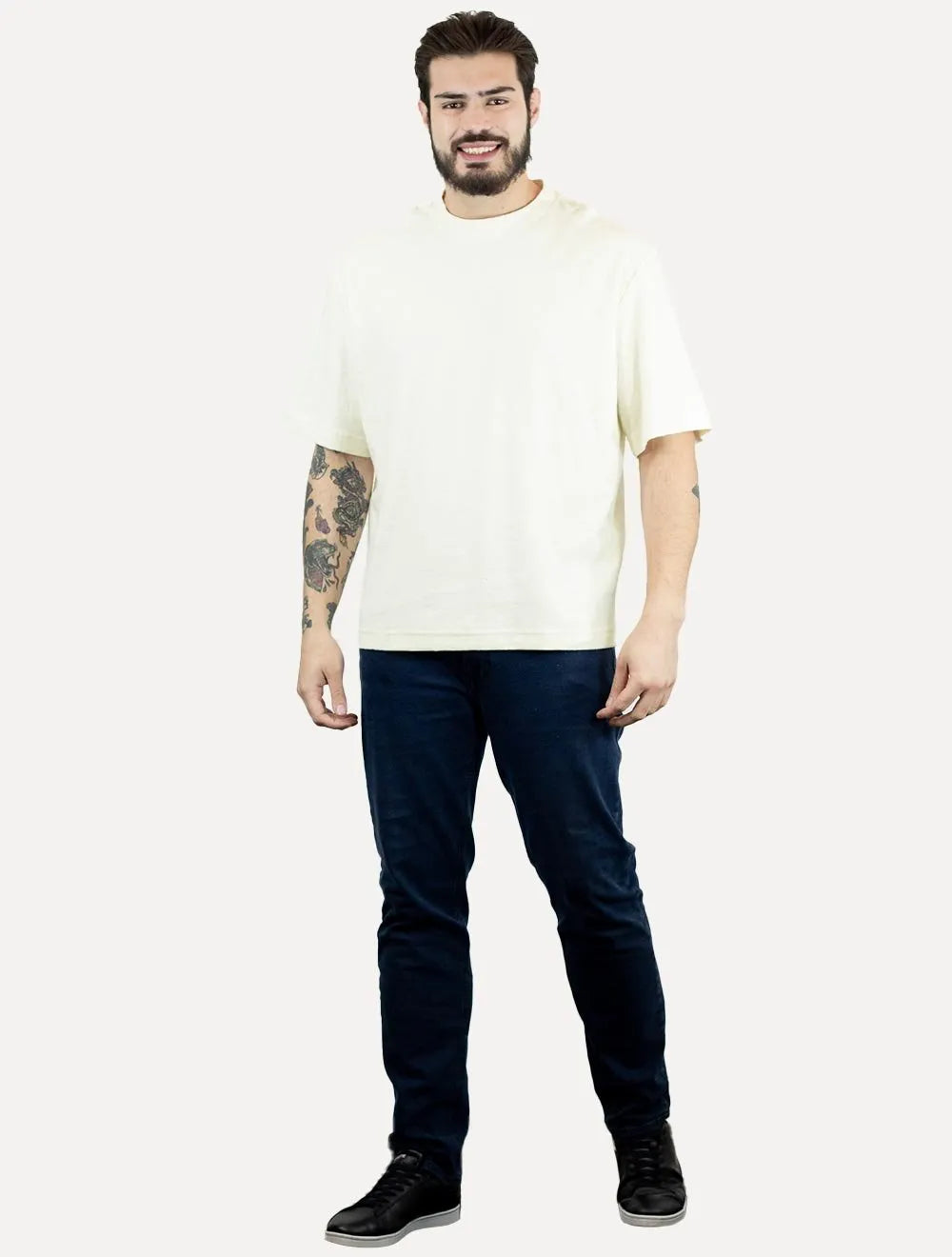 Camiseta Osklen Masculina Oversized Eco Fibers Off-White