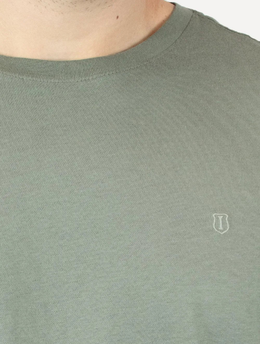 Camiseta Individual Slim Pima Soft Touch Logo Verde Médio