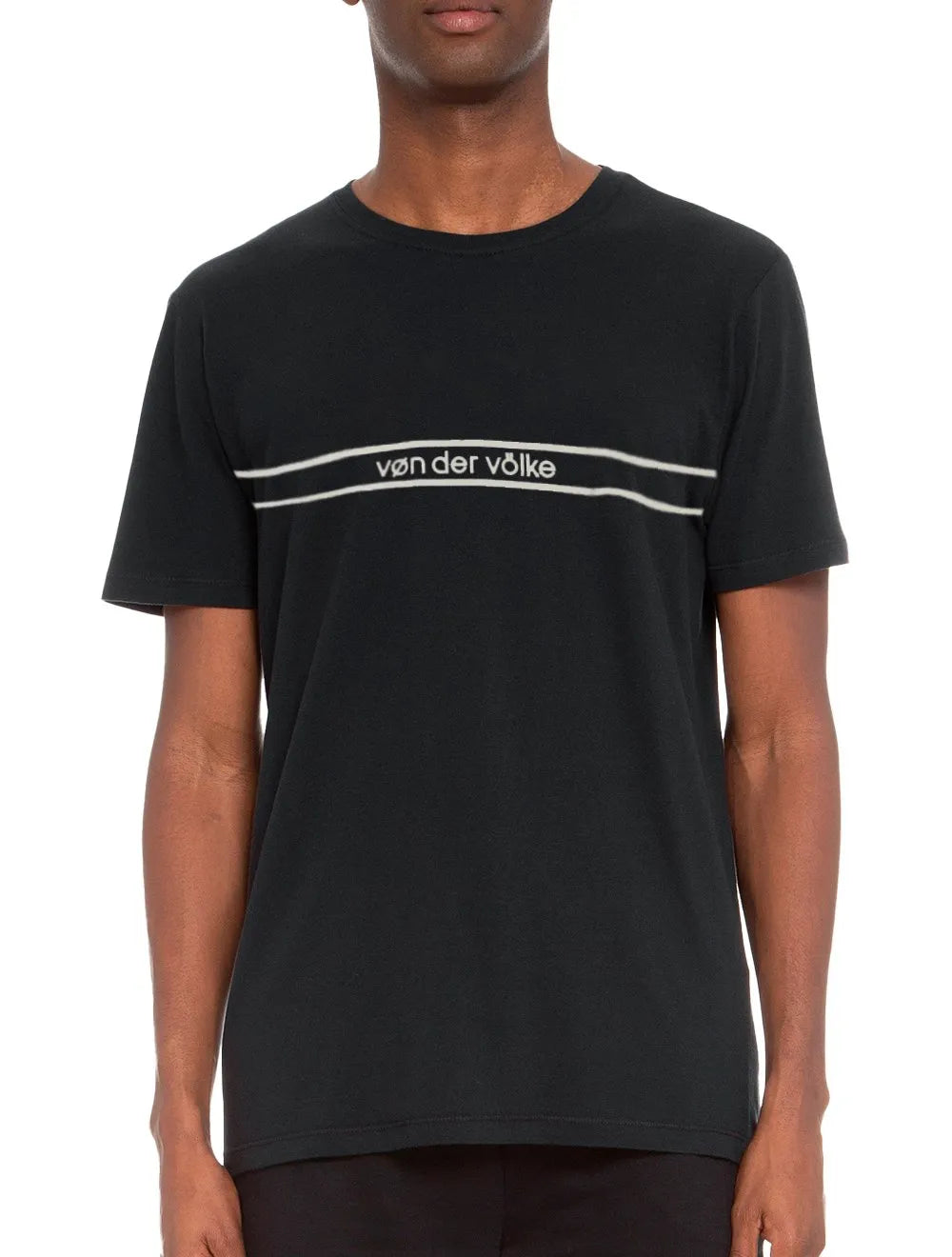 Camiseta Von der Volke Masculina Origineel Essential Preta