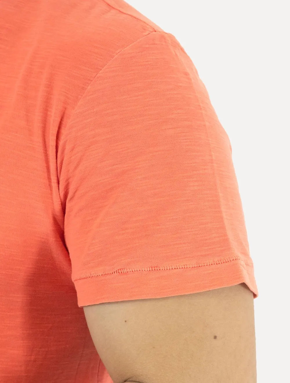 Camiseta Osklen Masculina Slim Rough Waterman Laranja