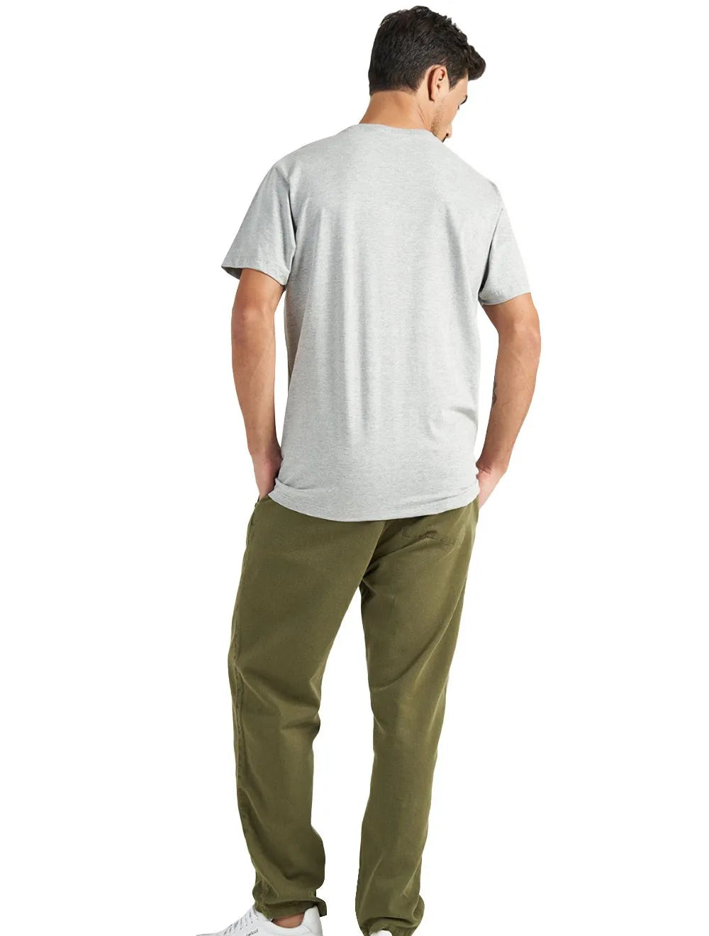 Camiseta Colcci Masculina Regular Grow Strong Cinza Mescla